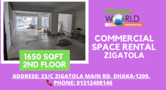 1650 SFT SPACE FOR RENT ZIGATOLA MAIN RD