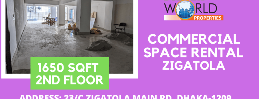 1650 SFT SPACE FOR RENT ZIGATOLA MAIN RD