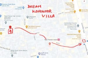 Dream Kohinoor Villa map